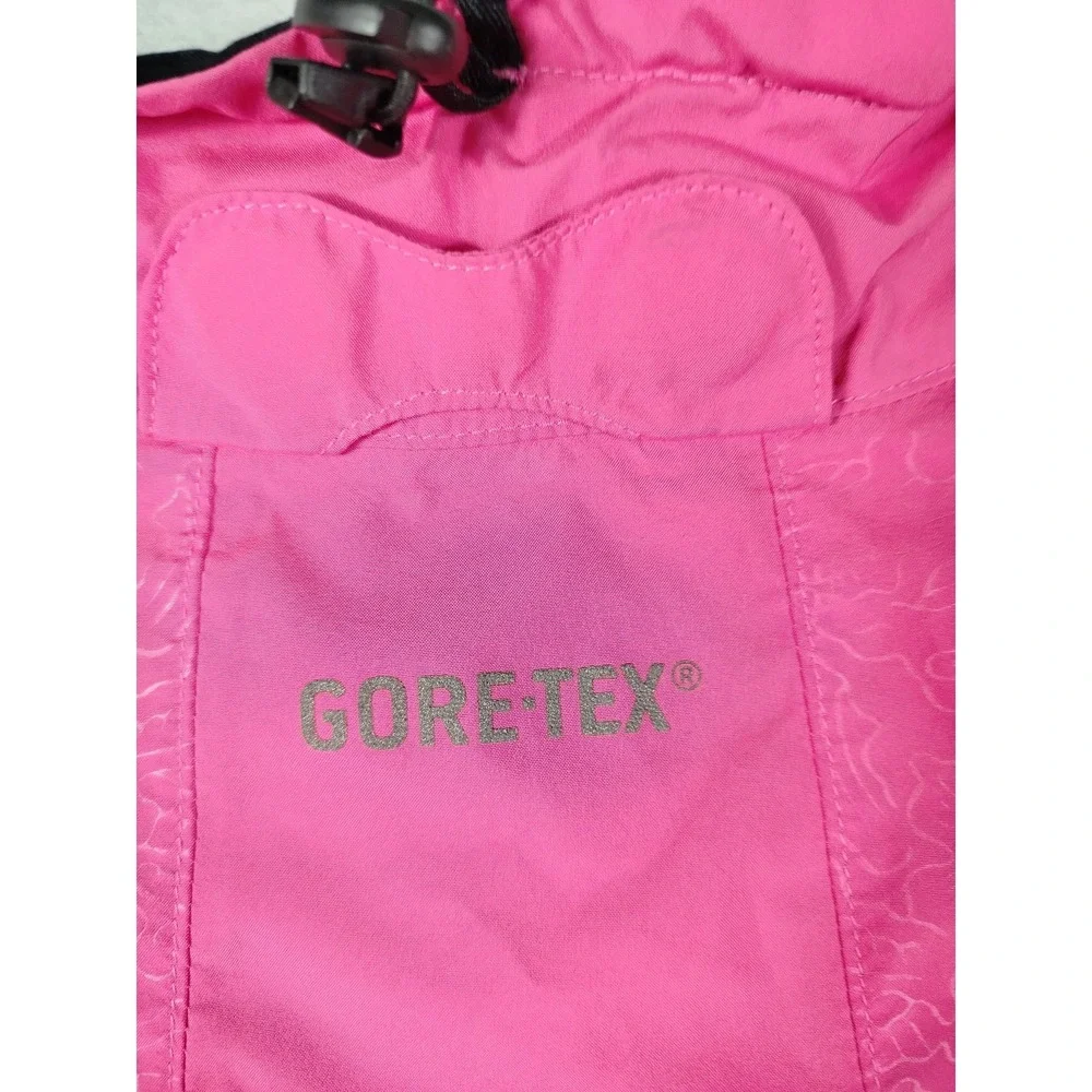 Gore Bike Wear Jacket Womens Medium Pink GORE-TEX Cycling Windbreaker Reflective